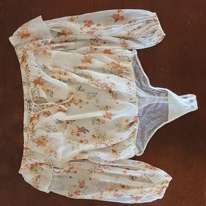 Abercrombie & Fitch Floral Bodysuit